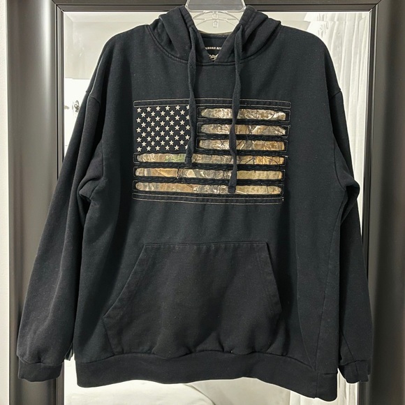 Sweaters Buckhorn River Camo Flag Hoodie Poshmark